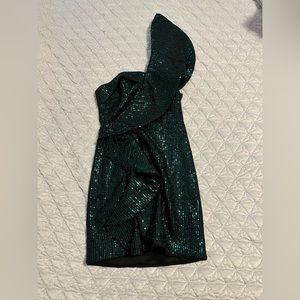 Green Sequin Dress
